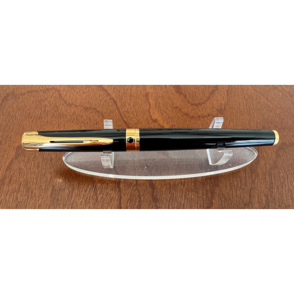 Waterman L`etalon Rollerball Pen Black & Gold Trim